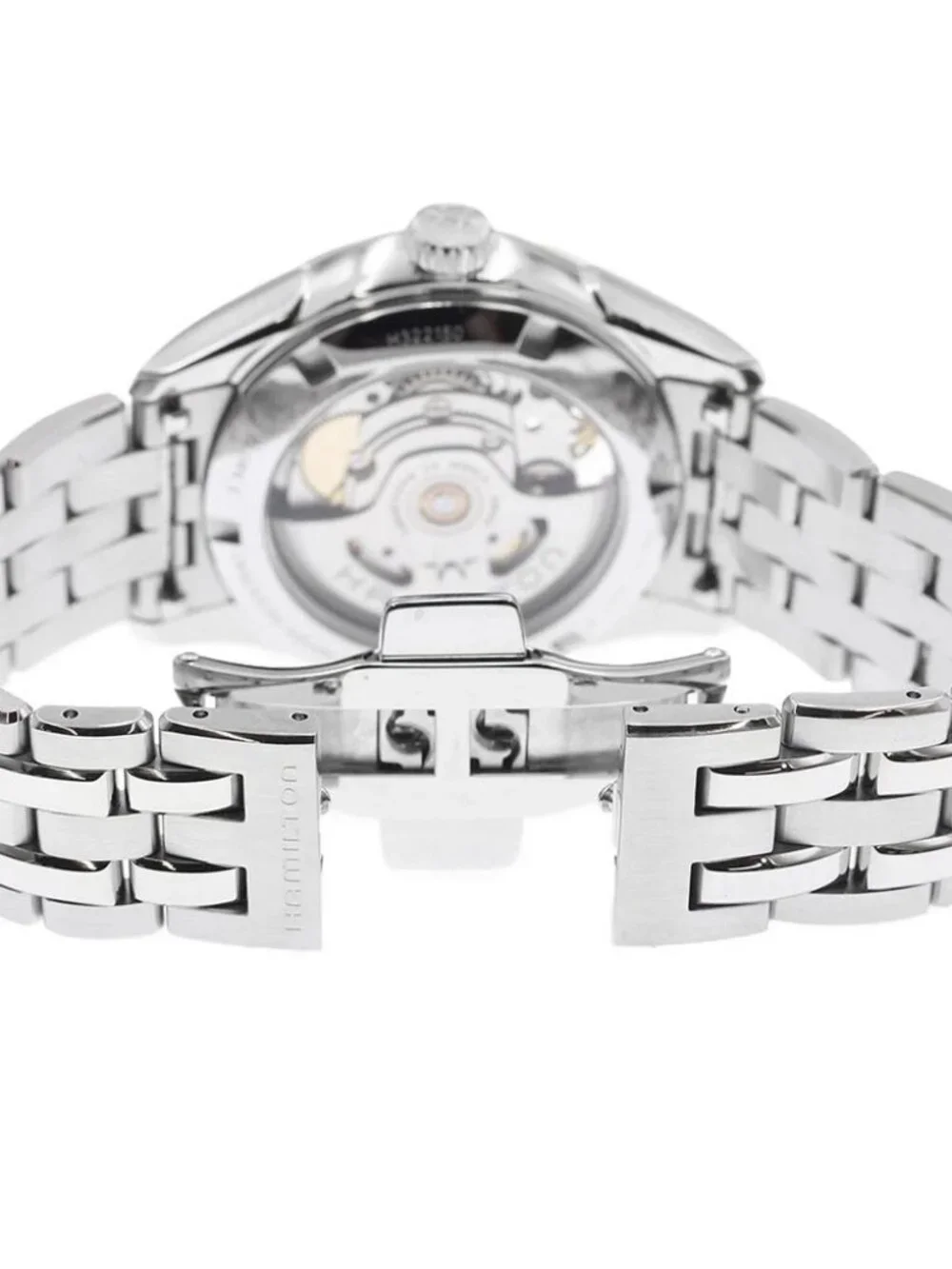 HAMILTON Jazz master H322150 Open heart Blue Dial Automatic Boy's Watch_954709